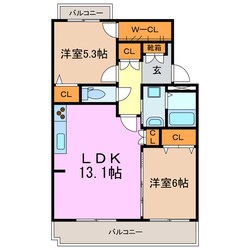 水野マンションの物件間取画像